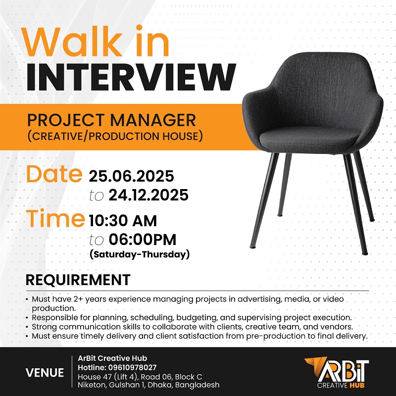 Circular Project manager Arbit creative Hub